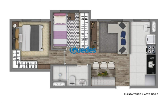 Imagem Apartamento com 2 Quartos à Venda, 33 m² em Santo Amaro - São Paulo Imagem Apartamento com 2 Quartos à Venda, 33 m² em Santo Amaro - São Paulo