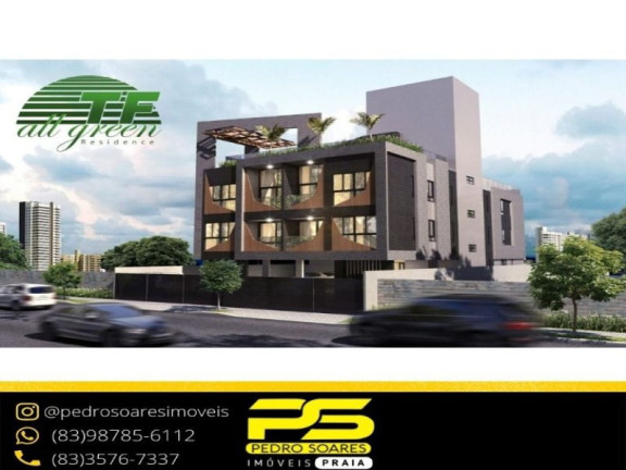 Apartamento com 2 Quartos à Venda, 34 m² em Jardim Cidade Universitária - João Pessoa