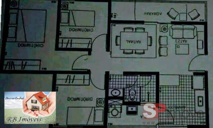 Imagem Apartamento com 3 Quartos à Venda, 60 m² em Vila João Ramalho - Santo André Imagem Apartamento com 3 Quartos à Venda, 60 m² em Vila João Ramalho - Santo André