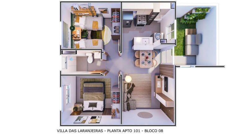 Imagem Apartamento com 2 Quartos à Venda, 42 m²