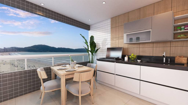 Imagem Apartamento com 2 Quartos à Venda, 76 m² em Guilhermina - Praia Grande