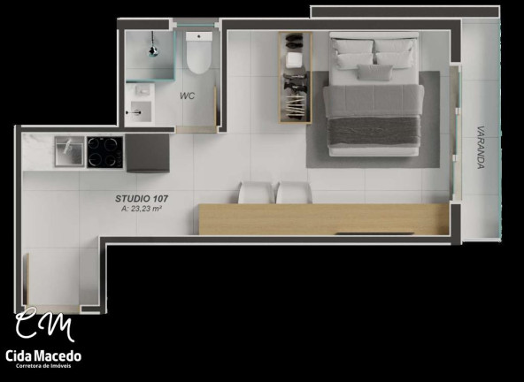 Imagem Apartamento com 1 Quarto à Venda, 36 m² em Aeroclube - João Pessoa
