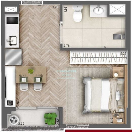 Imagem Studio com 1 Quarto à Venda, 28 m² em Perdizes - São Paulo