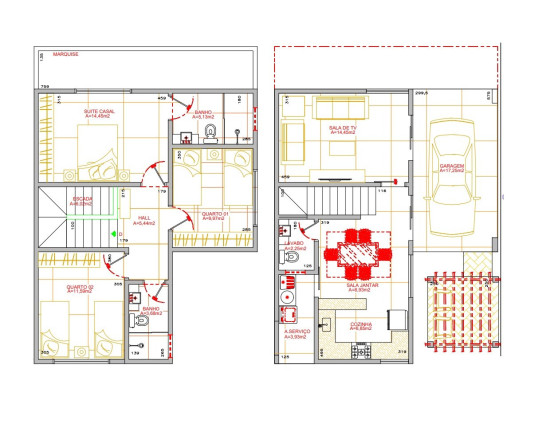 Imagem Sobrado com 3 Quartos à Venda, 127 m² em Plano Diretor Sul - Palmas