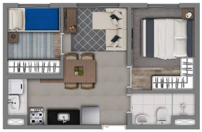 Imagem Apartamento com 1 Quarto à Venda, 24 m² em Santo Amaro - São Paulo Imagem Apartamento com 1 Quarto à Venda, 24 m² em Santo Amaro - São Paulo