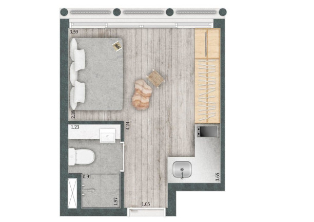 Imagem Imóvel com 1 Quarto à Venda, 19 m² em Consolação - São Paulo Imagem Imóvel com 1 Quarto à Venda, 19 m² em Consolação - São Paulo