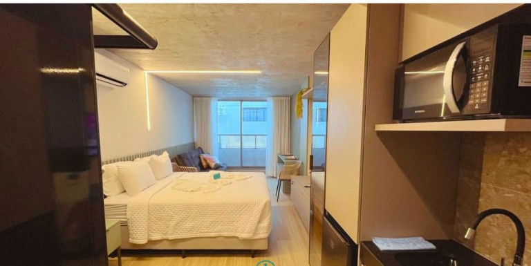 Imagem Apartamento com 1 Quarto à Venda, 25 m² em Cabo Branco - João Pessoa