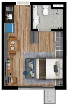 Imagem Apartamento com 2 Quartos à Venda, 55 m² em Vila Clementino - São Paulo Imagem Apartamento com 2 Quartos à Venda, 55 m² em Vila Clementino - São Paulo