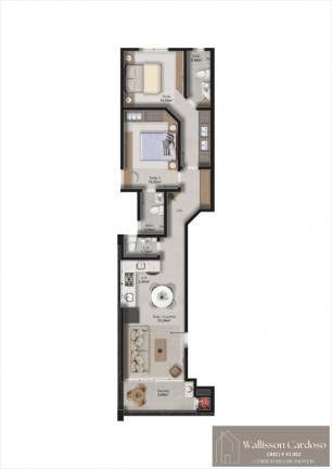 Imagem Apartamento com 2 Quartos à Venda, 73 m² em Centro - Camboriú