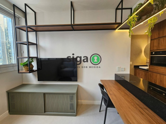 Imagem Apartamento com 1 Quarto para Alugar, 38 m² em Brooklin - São Paulo Imagem Apartamento com 1 Quarto para Alugar, 38 m² em Brooklin - São Paulo