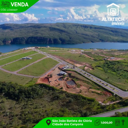 Imóvel à Venda, 1.000 m² em Cidade Dos Canyons - São João Batista Do Glória