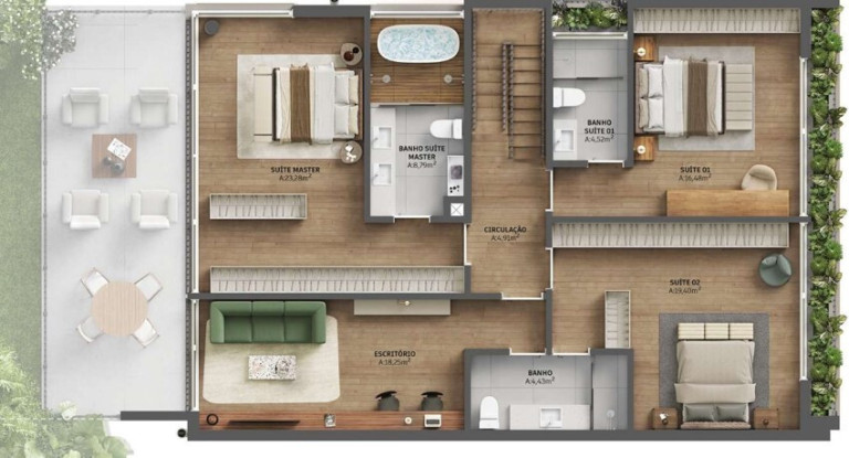 Imagem Casa de Condomínio com 3 Quartos à Venda, 220 m² em Menino Deus - Porto Alegre