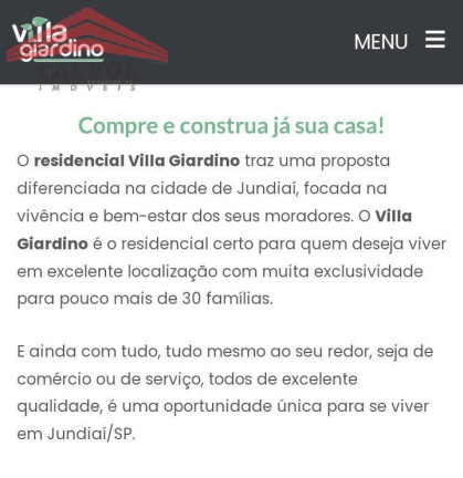 Terreno em Condomínio à Venda, 318 m² em Jardim Quintas Das Videiras - Jundiaí