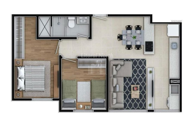Imagem Apartamento com 2 Quartos à Venda, 59 m² em Dom Bosco - Itajaí Imagem Apartamento com 2 Quartos à Venda, 59 m² em Dom Bosco - Itajaí