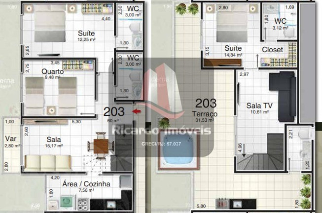 Imagem Imóvel com 3 Quartos à Venda, 132 m² em Palmeiras - Cabo Frio