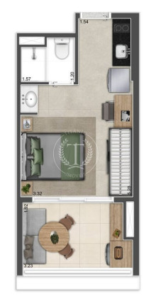 Imagem Apartamento com 1 Quarto à Venda, 26 m² em Perdizes - São Paulo