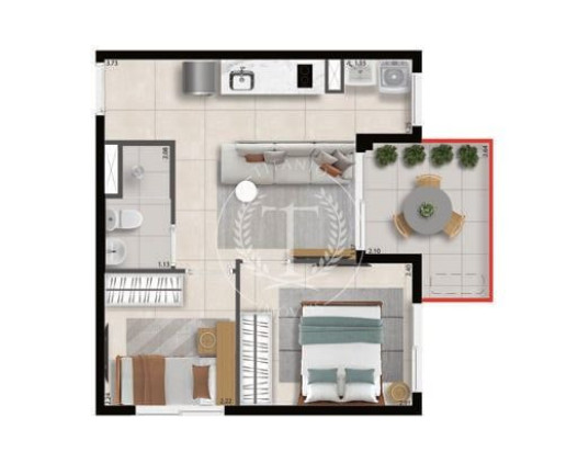 Imagem Apartamento com 2 Quartos à Venda, 34 m² em Perdizes - São Paulo