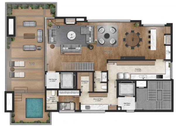 Imagem Apartamento com 3 Quartos à Venda, 347 m² em Moinhos De Vento - Porto Alegre