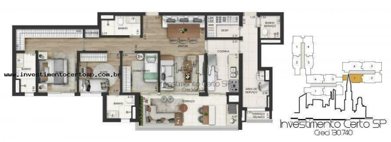 Imagem Apartamento com 3 Quartos à Venda, 116 m² em Perdizes - São Paulo