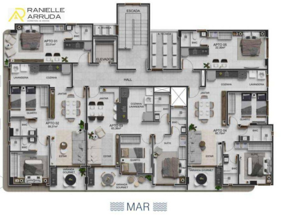 Imagem Apartamento com 3 Quartos à Venda, 87 m² em Intermares - Cabedelo Imagem Apartamento com 3 Quartos à Venda, 87 m² em Intermares - Cabedelo
