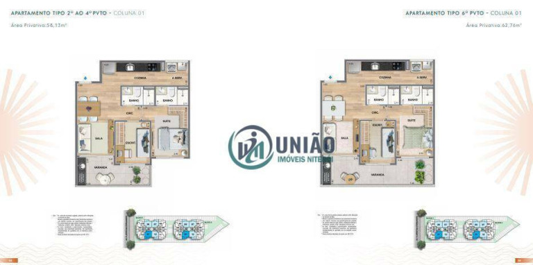Imagem Apartamento com 2 Quartos à Venda, 58 m² em Camboinhas - Niterói
