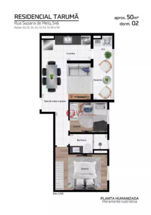 Imagem Apartamento com 2 Quartos à Venda, 49 m² em Vila Progresso - São Paulo