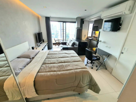 Imagem Apartamento com 1 Quarto à Venda, 35 m² em Vila Olímpia - São Paulo Imagem Apartamento com 1 Quarto à Venda, 35 m² em Vila Olímpia - São Paulo