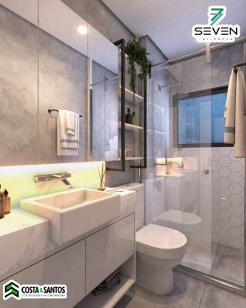 Imagem Apartamento com 3 Quartos à Venda, 110 m² em Boqueirão - Praia Grande Imagem Apartamento com 3 Quartos à Venda, 110 m² em Boqueirão - Praia Grande