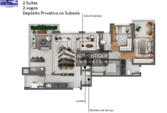 Imagem Apartamento com 3 Quartos à Venda, 117 m² em Moema - São Paulo