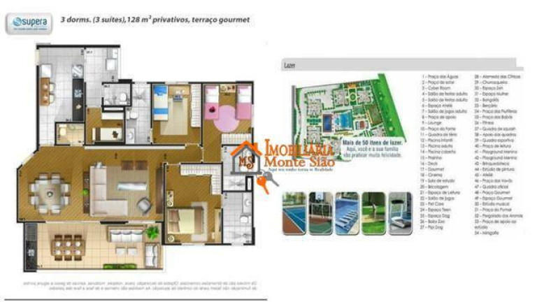 Imagem Apartamento com 3 Quartos à Venda ou Locação, 128 m² em Vila Leonor - Guarulhos