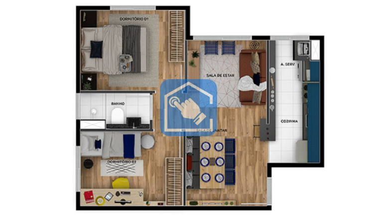 Imagem Apartamento com 2 Quartos à Venda, 43 m² em Penha De França - São Paulo Imagem Apartamento com 2 Quartos à Venda, 43 m² em Penha De França - São Paulo