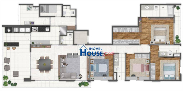 Foto do imóvel Apartamento com 4 Quartos à Venda, 163 m² em Vila Madalena - São Paulo