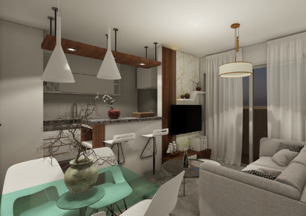 Imagem Apartamento com 2 Quartos à Venda, 55 m² em Santa Mônica - Belo Horizonte