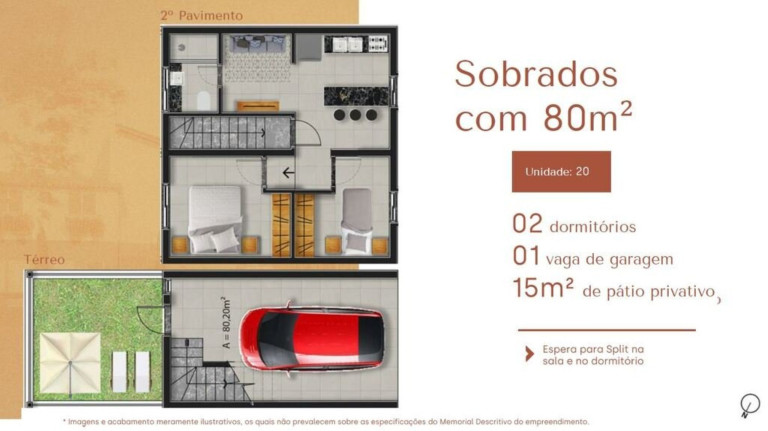 Imagem Casa com 1 Quarto à Venda, em Santa Tereza - Porto Alegre Imagem Casa com 1 Quarto à Venda, em Santa Tereza - Porto Alegre
