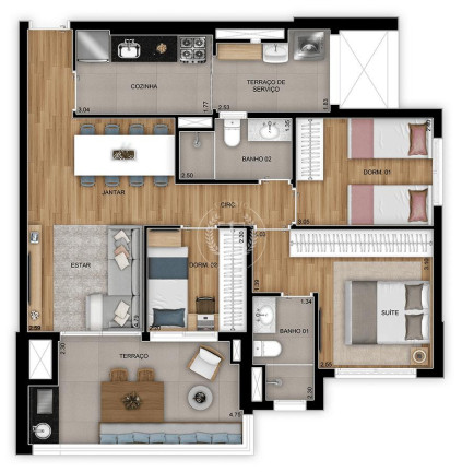 Imagem Cobertura com 2 Quartos à Venda, 64 m² em Vila Ema - São Paulo