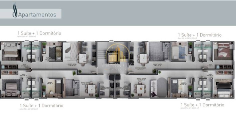 Imagem Apartamento com 1 Quarto à Venda, 55 m² em Nações - Balneário Camboriú Imagem Apartamento com 1 Quarto à Venda, 55 m² em Nações - Balneário Camboriú