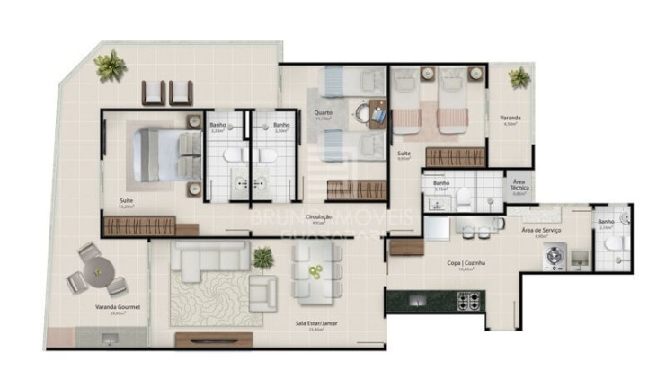 Imagem Apartamento com 3 Quartos à Venda, 135 m² em Centro - Guarapari Imagem Apartamento com 3 Quartos à Venda, 135 m² em Centro - Guarapari