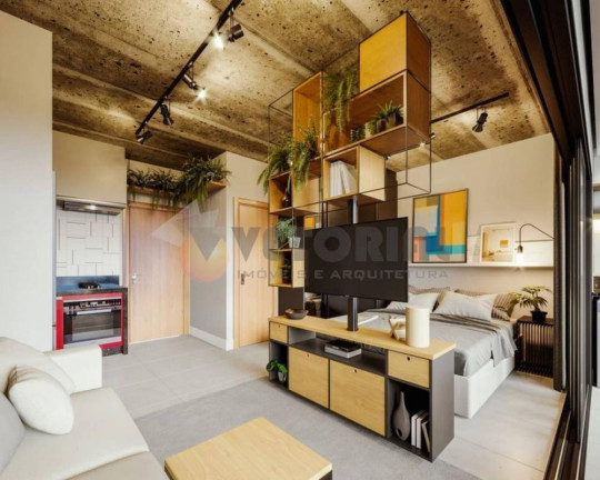 Imagem Apartamento com 1 Quarto à Venda, 38 m² em Praia Das Palmeiras - Caraguatatuba