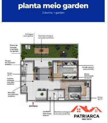 Imagem Apartamento com 2 Quartos à Venda, 40 m² em Jardim Monte Santo - Sumaré