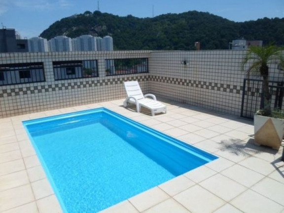 Imagem Cobertura com 3 Quartos para Alugar, 191 m² em Marapé - Santos Imagem Cobertura com 3 Quartos para Alugar, 191 m² em Marapé - Santos