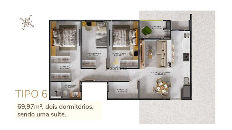 Imagem Apartamento com 3 Quartos à Venda, 70 m² em Morretes - Itapema Imagem Apartamento com 3 Quartos à Venda, 70 m² em Morretes - Itapema