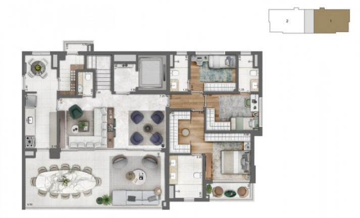 Imagem Apartamento com 3 Quartos à Venda, 303 m² em Campo Belo - São Paulo Imagem Apartamento com 3 Quartos à Venda, 303 m² em Campo Belo - São Paulo
