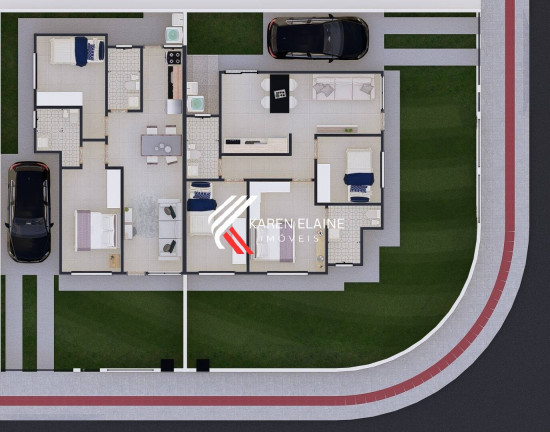 Imagem Casa com 2 Quartos à Venda, 63 m² em Bela Vista - Palhoça Imagem Casa com 2 Quartos à Venda, 63 m² em Bela Vista - Palhoça
