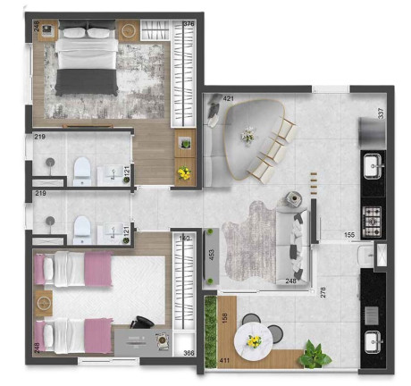 Imagem Imóvel com 2 Quartos à Venda, 78 m² em Alphaville - Barueri Imagem Imóvel com 2 Quartos à Venda, 78 m² em Alphaville - Barueri