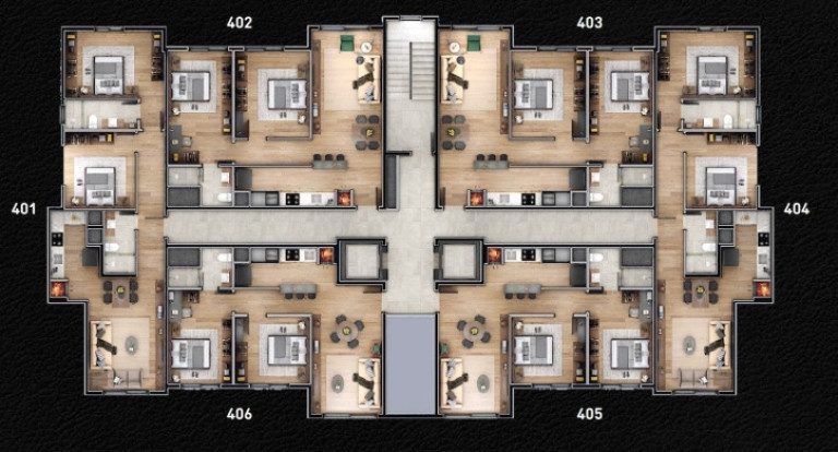 Cobertura com 2 Quartos à Venda, 69 m² em Avenida Central - Gramado