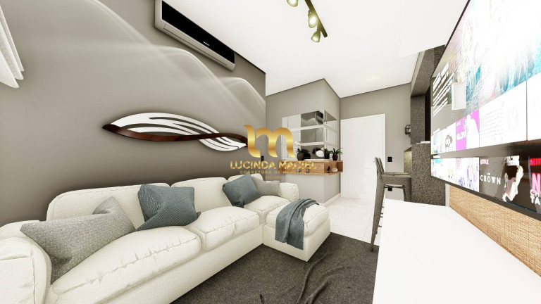 Imagem Apartamento com 1 Quarto à Venda, 55 m² em Caiçara - Praia Grande