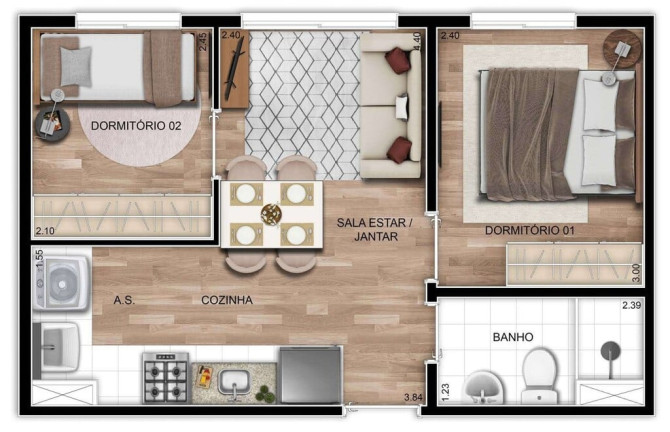 Imagem Apartamento com 1 Quarto à Venda, 33 m² em Vila Matilde - São Paulo