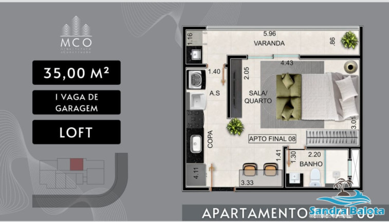 Imagem Apartamento com 1 Quarto à Venda, 35 m² em Silop - Ubatuba Imagem Apartamento com 1 Quarto à Venda, 35 m² em Silop - Ubatuba