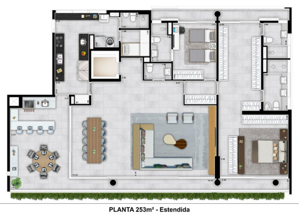 Imagem Apartamento com 3 Quartos à Venda, 252 m² em Cidade Jardim - São Paulo