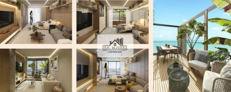 Imagem Flat com 1 Quarto à Venda, 40 m² em Intermares - Cabedelo